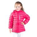 Raspberry - Back - Trespass Childrens-Kids Morley Down Jacket