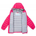 Raspberry - Side - Trespass Childrens-Kids Morley Down Jacket