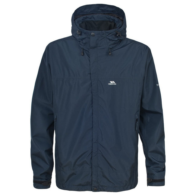 Navy Tone - Front - Trespass Mens Fraser II Waterproof Jacket