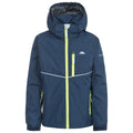 Navy - Front - Trespass Childrens Boys Hattrick Waterproof Jacket