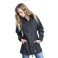 Black - Back - Trespass Womens-Ladies Daytrip Waterproof Shell Jacket