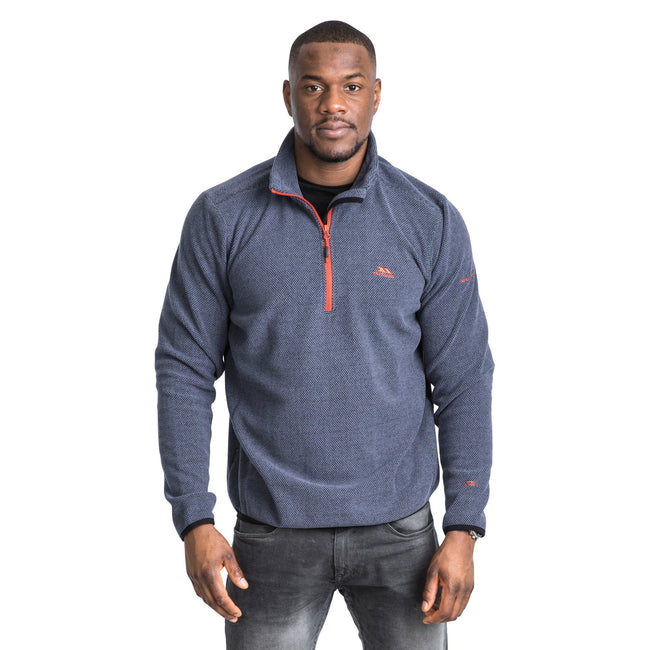 Black Marl - Side - Trespass Mens Limber Fleece