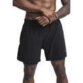 Black - Back - Trespass Mens Patterson Active Shorts