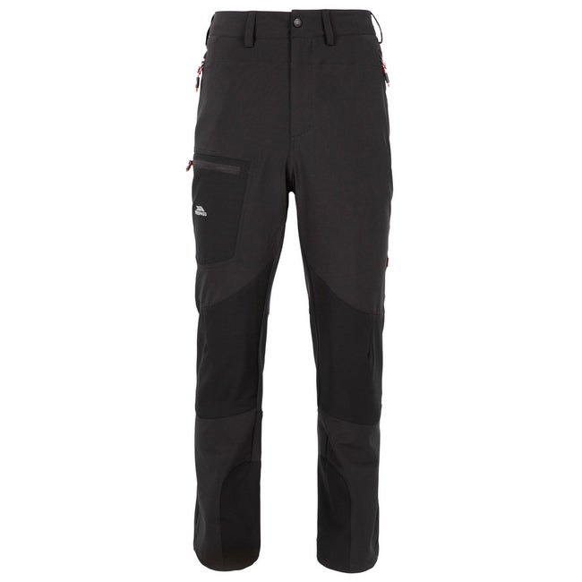 Black - Front - Trespass Mens Passcode Hiking Pants