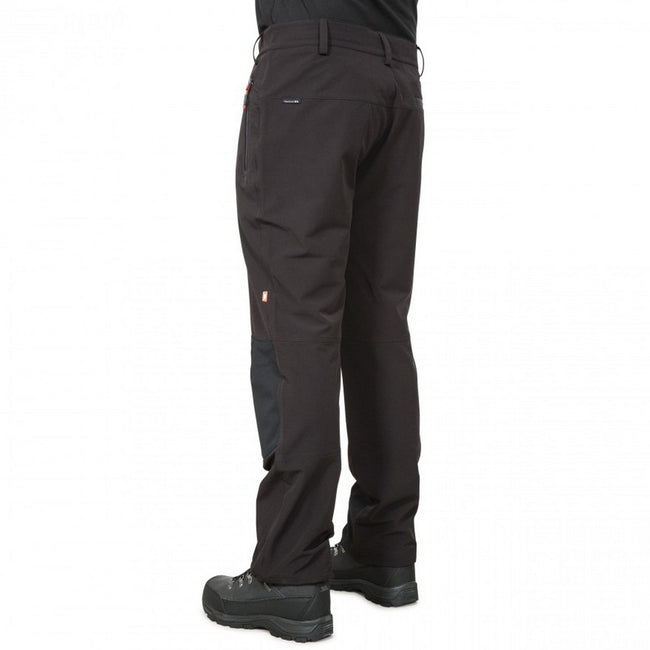 Black - Back - Trespass Mens Passcode Hiking Pants