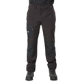 Black - Side - Trespass Mens Passcode Hiking Pants