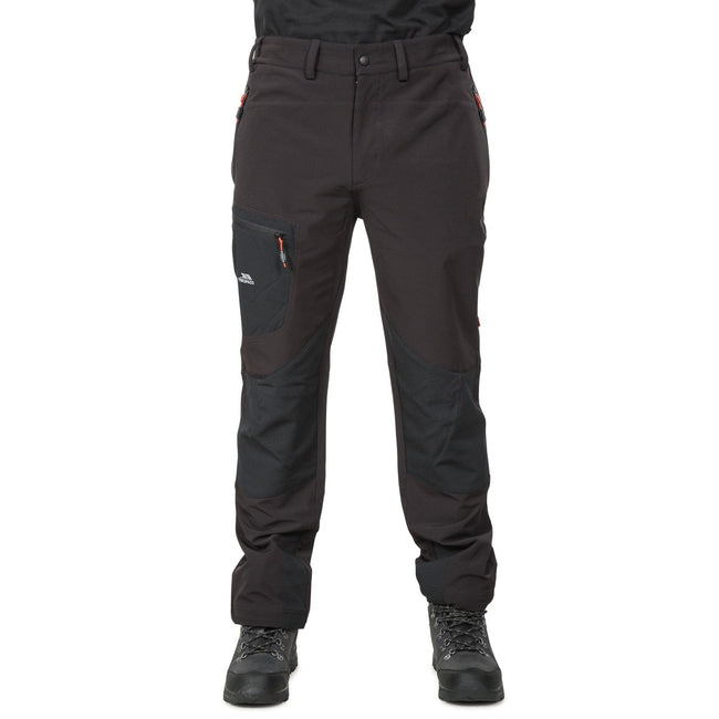 Black - Side - Trespass Mens Passcode Hiking Pants