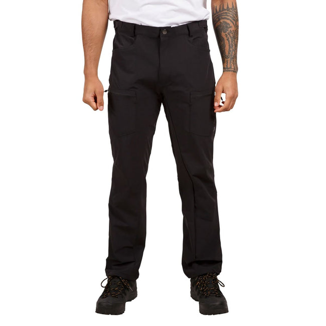 Black - Back - Trespass Mens Tuned Adventure Pants