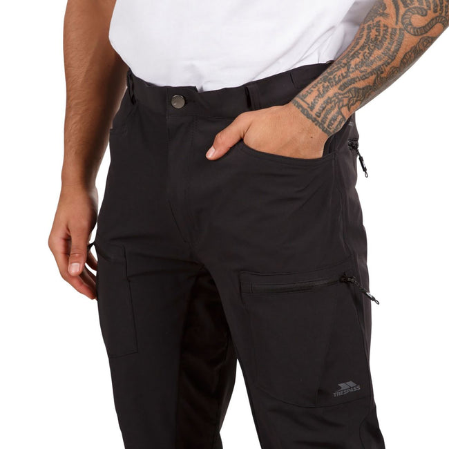 Black - Lifestyle - Trespass Mens Tuned Adventure Pants