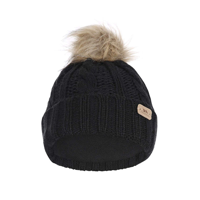 Black - Back - Trespass Womens-Ladies Lillia Hat