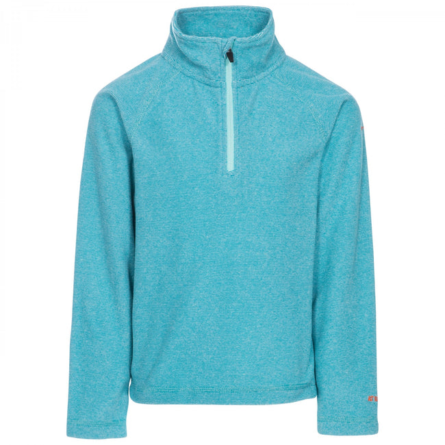 Marine - Front - Trespass Childrens Girls Meadows Fleece