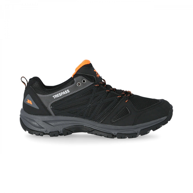 Black - Back - Trespass Mens Fisk Sneakers