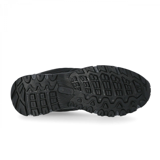 Black - Pack Shot - Trespass Mens Fisk Sneakers