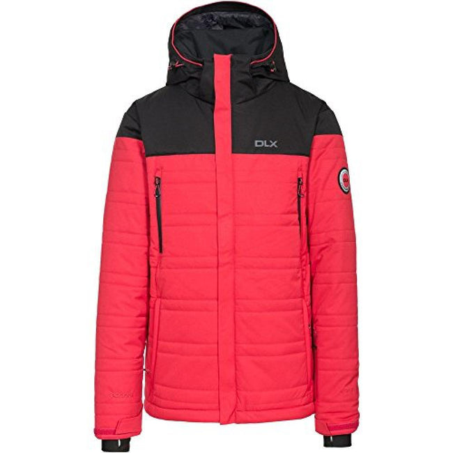 Red - Front - Trespass Mens Hayes Waterproof Ski Jacket