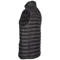 Black - Back - Trespass Mens Hoppers Down Gilet
