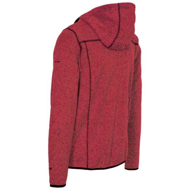 Merlot Marl - Back - Trespass Mens Odeno Fleece Jacket