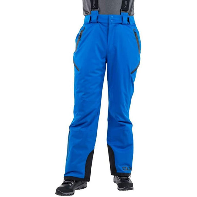 Blue - Front - Trespass Mens Kristoff Stretch Ski Pants