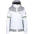White - Front - Trespass Womens-Ladies Rosan Ski Jacket