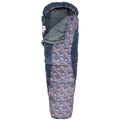Navy Retro Tape - Back - Trespass Childrens-Kids Bunka Sleeping Bag