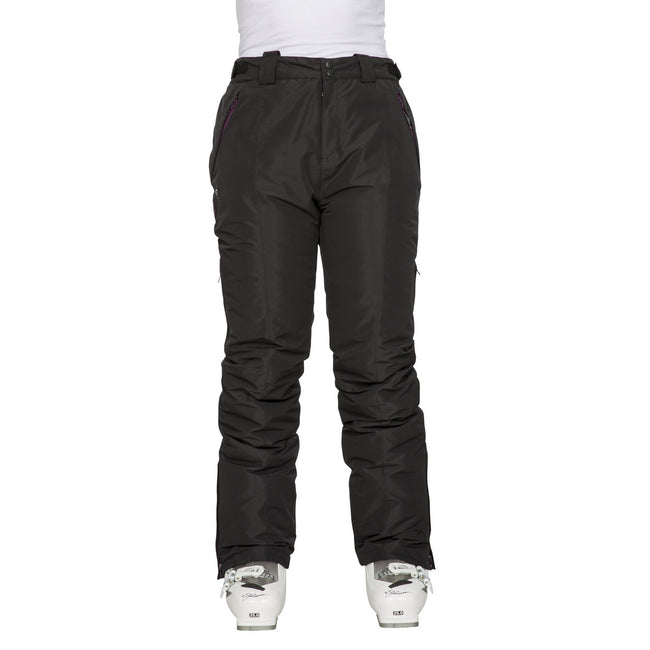 Black - Front - Trespass Womens-Ladies Tullow Ski Pants