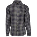 Navy Check - Front - Trespass Mens Participate Shirt
