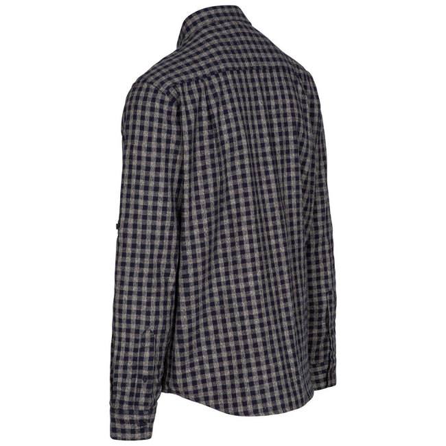 Navy Check - Lifestyle - Trespass Mens Participate Shirt