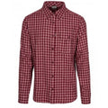 Prune Check - Front - Trespass Mens Participate Shirt