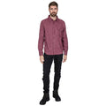 Prune Check - Back - Trespass Mens Participate Shirt
