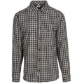 Black Check - Front - Trespass Mens Participate Shirt