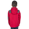 Red - Back - Trespass Childrens Boys Farpost Waterproof Jacket