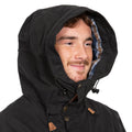 Black - Pack Shot - Trespass Mens Destroyer Waterproof Jacket