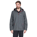 Dark Gray - Back - Trespass Mens Moonshine Waterproof Jacket