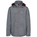 Dark Gray - Front - Trespass Mens Moonshine Waterproof Jacket
