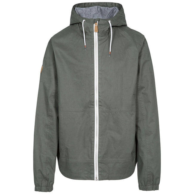Olive - Front - Trespass Mens Dalewood Waterproof Jacket