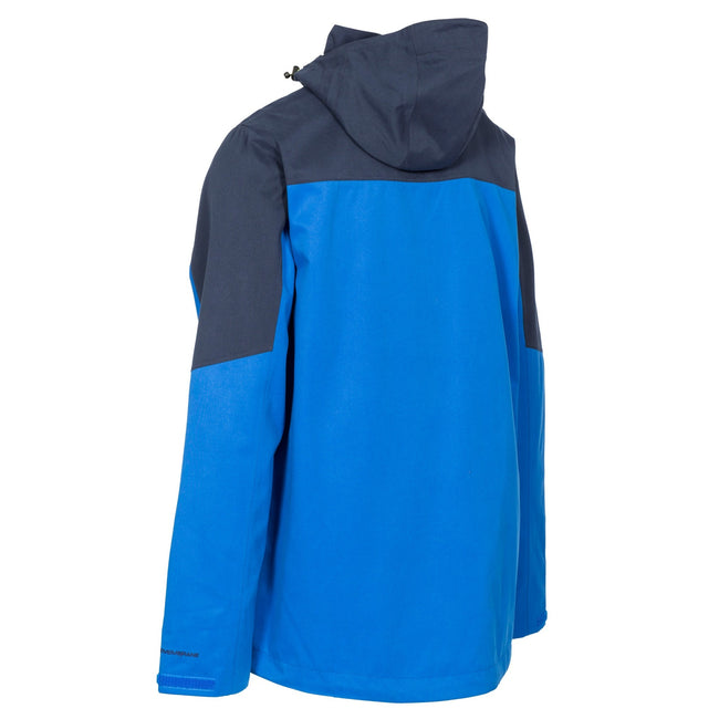 Blue - Back - Trespass Mens Danson Waterproof Jacket