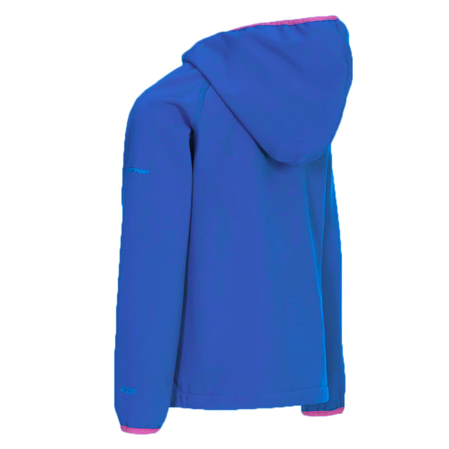 Dark Blue - Back - Trespass Childrens-Kids Kian Softshell Jacket