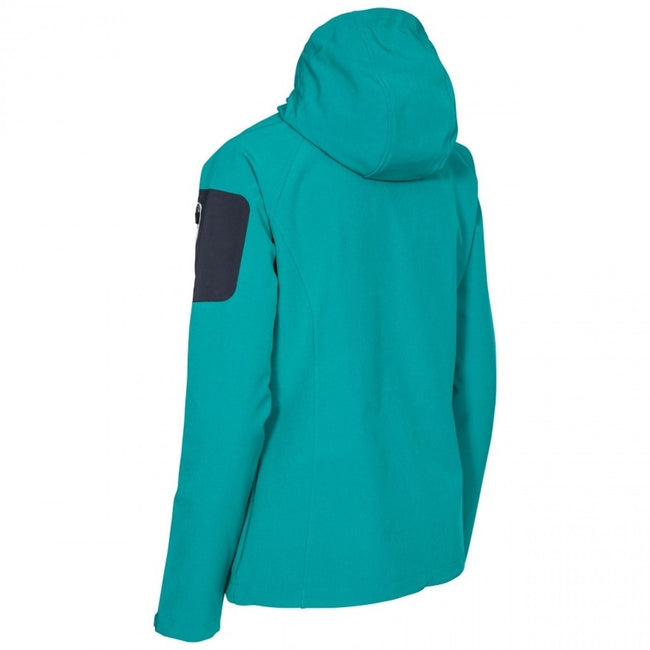 Ocean Green - Back - Trespass Womens-Ladies Landry Waterproof Softshell Jacket