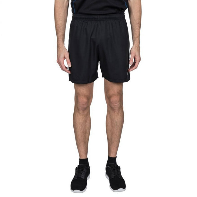 Black-Black - Front - Trespass Mens Shane Sport Shorts