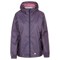 Rose Blush Print - Front - Trespass Womens-Ladies Indulge Waterproof Packaway Jacket