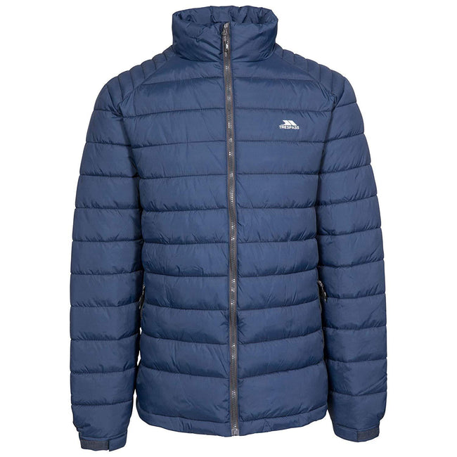 Navy - Front - Trespass Mens Darrell Padded Jacket