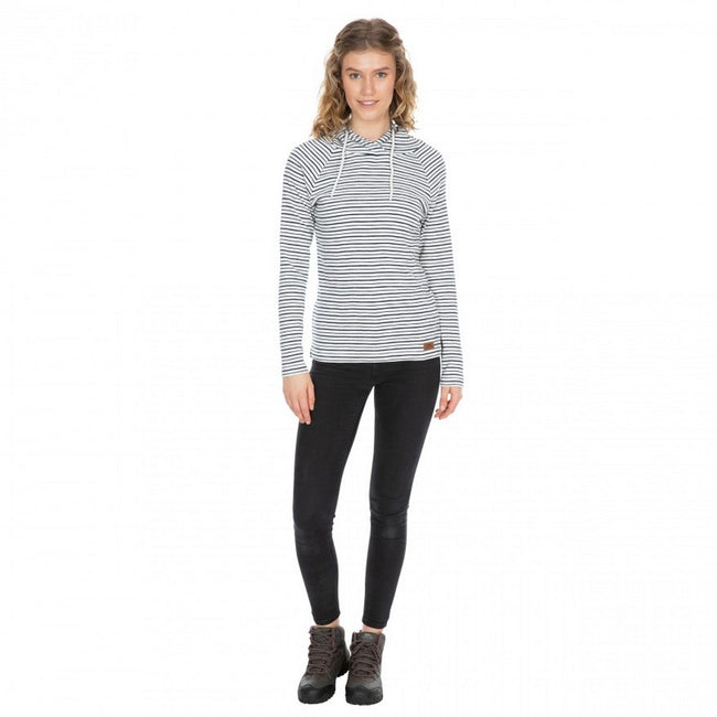 Navy - Front - Trespass Caramba Womens Pullover Hoodie