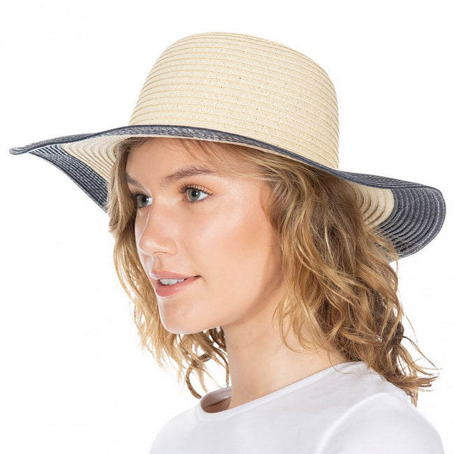 Natural - Back - Trespass Acapulco Womens Straw Hat