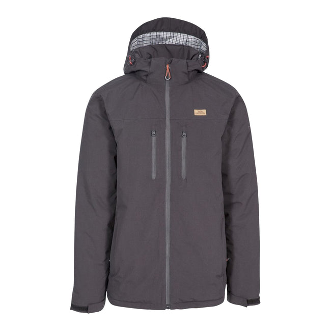 Dark Gray - Front - Trespass Mens Toffit Waterproof Jacket