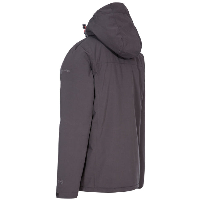 Dark Gray - Back - Trespass Mens Toffit Waterproof Jacket
