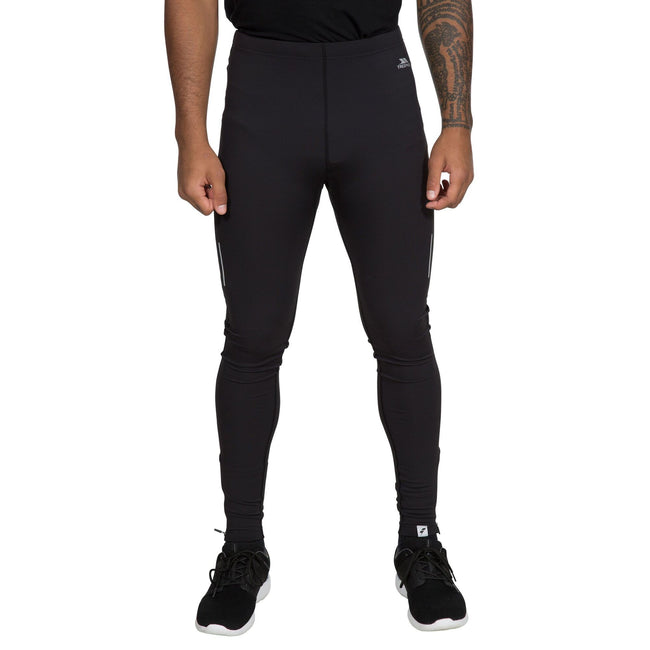 Black - Side - Trespass Mens Jaxon Active Pants