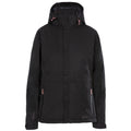 Black - Front - Trespass Womens-Ladies Mendell Waterproof Jacket