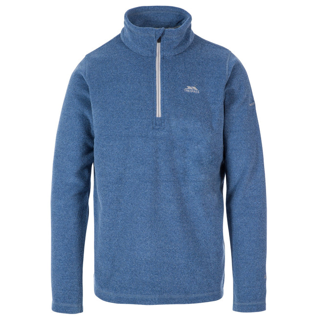 Indigo Marl - Front - Trespass Mens Tandle Fleece