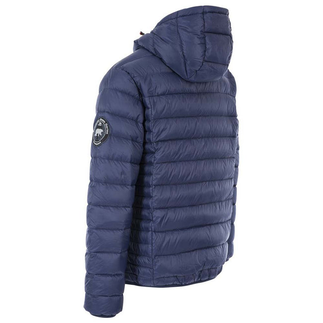 Navy - Back - Trespass Mens Whitman II Down Jacket