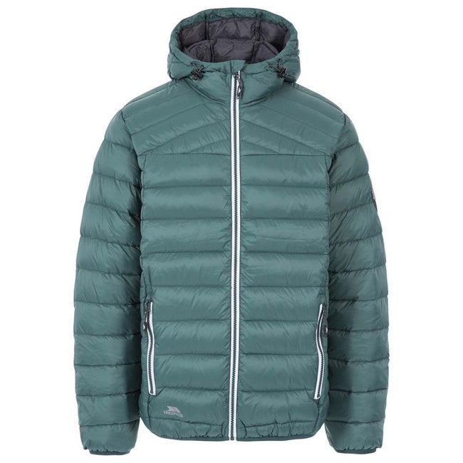 Forest Green - Front - Trespass Mens Whitman II Down Jacket