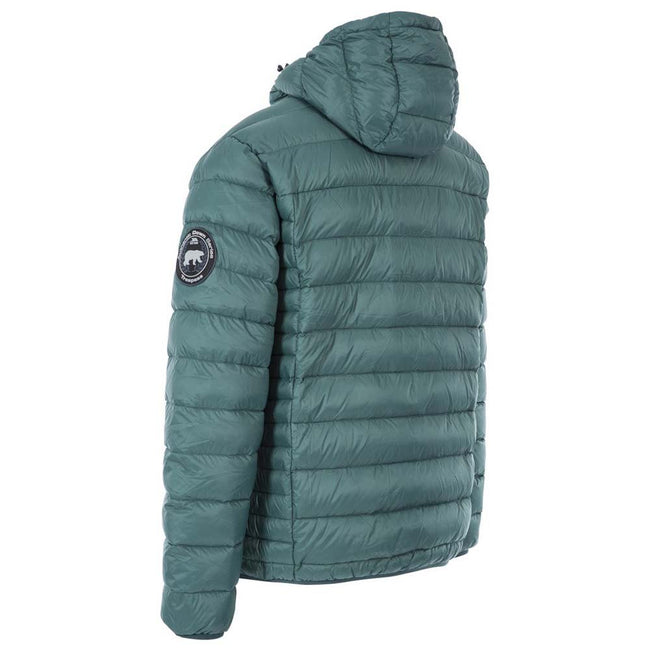 Forest Green - Back - Trespass Mens Whitman II Down Jacket